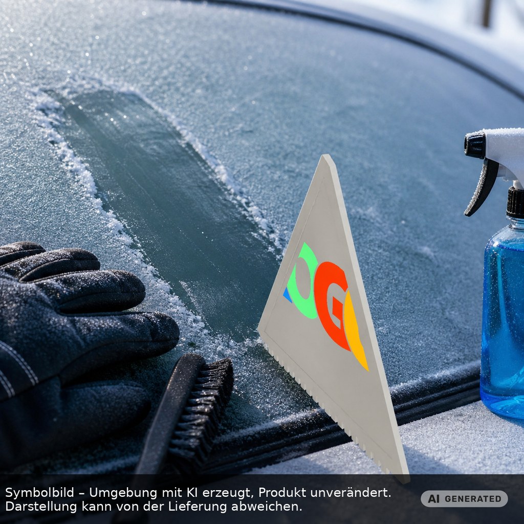 Eiskratzer Recycling "Lambda" als Werbeartikel mit Logo bedrucken